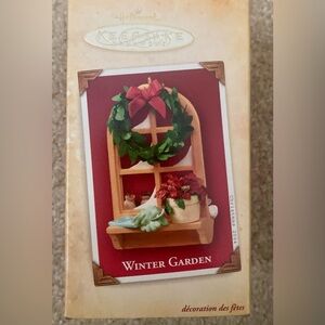 “Winter Garden” 2004 Hallmark Keepsake Ornament